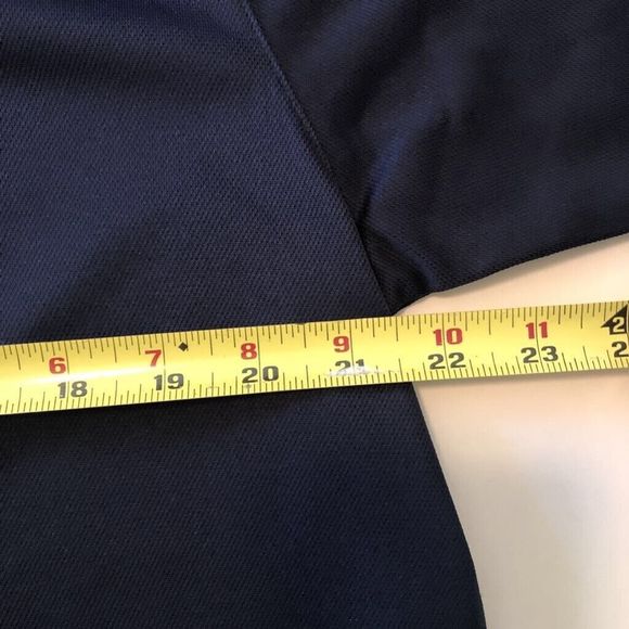 Adidas Mens Climalite Golf Polo Shirt Blue First Alert Storm Team 5 M New - Picture 7 of 8